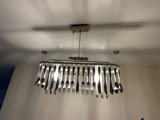 Bestecklampe mit Spiegel