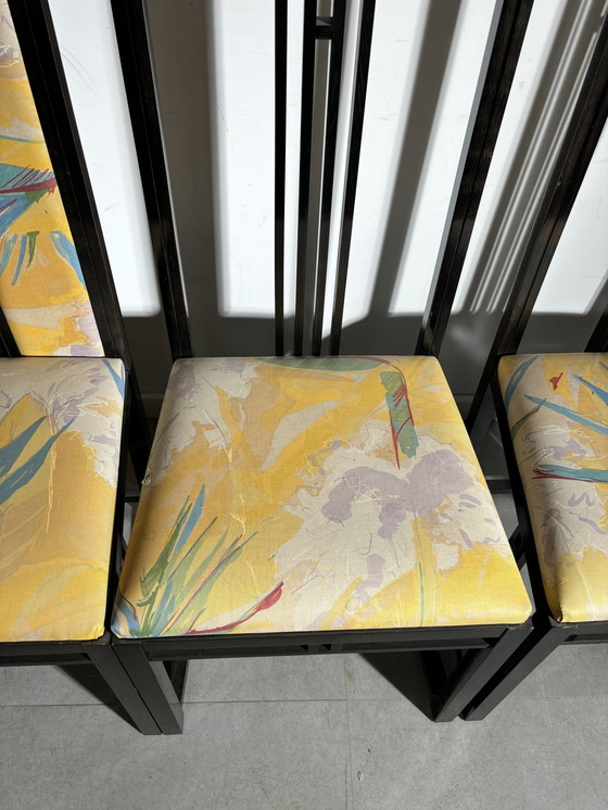 Image 1 of Set aus sechs „Galaxy“-Stühlen von Umberto Asnago für Giorgetti