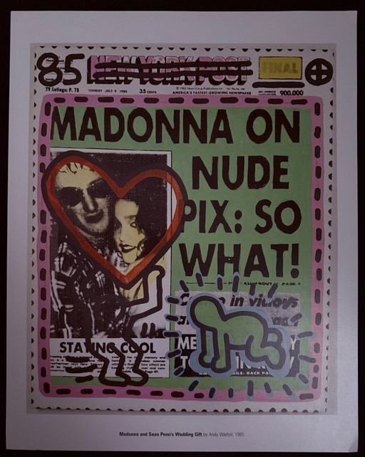 Andy Warhol: "Das Hochzeitsgeschenk von Madonna und Sean Penn, 1985".