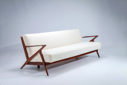 Seltenes dänisches Z-Sofa von Poul Jensen