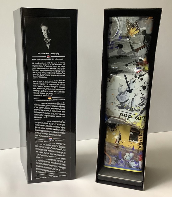 Image 1 of Ad van Hassel Ukraine Plexiglas Toffee + Grafitti Briefmarkenbogen.