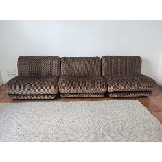 Image 1 of 3-Sitzer-Sofa aus Stoff, Italien 1970