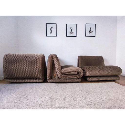 3-Sitzer-Sofa aus Stoff, Italien 1970