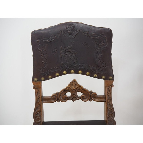 Image 1 of Paar Vintage-Stühle aus geprägtem Leder