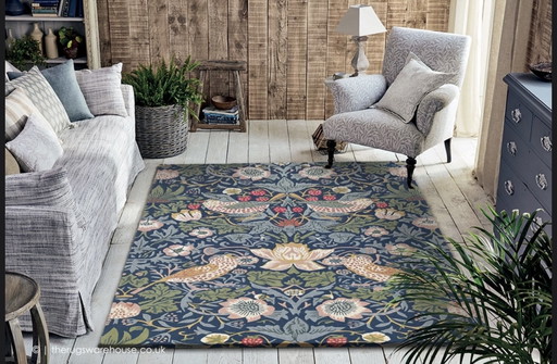 Brink & Campman Morris & Co Teppich Strawberry Thief