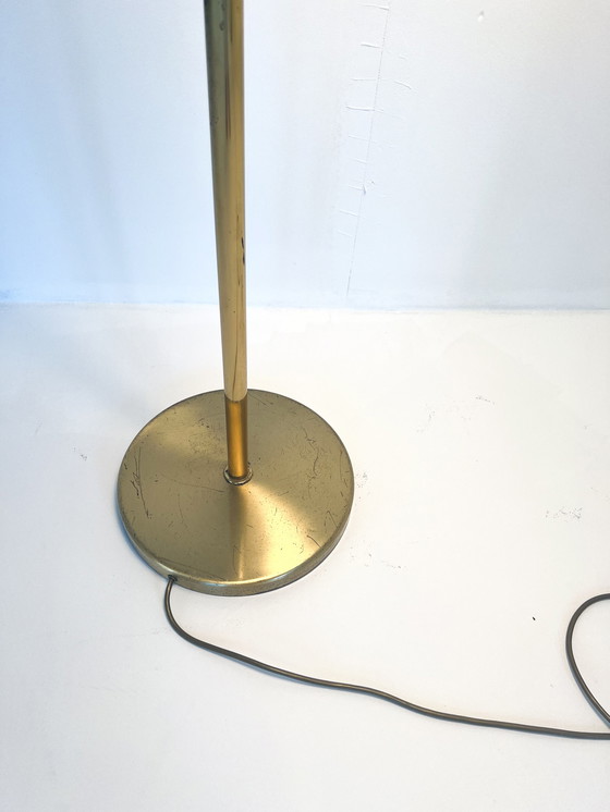 Image 1 of Stehlampe mit Pilz aus Messing