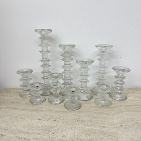 Image 1 of Satz von 10 Kerzenhaltern von Timo Sarpaneva für Iittala , 1970S
