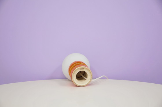 Image 1 of orange Westdeutschland Lampe Glaskolben