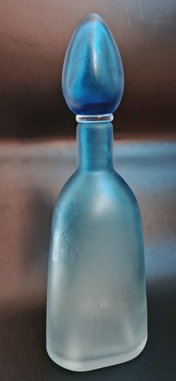 Image 1 of 50er Jahre Gino Cenedese signiert große Muranoglas Coroso Flasche