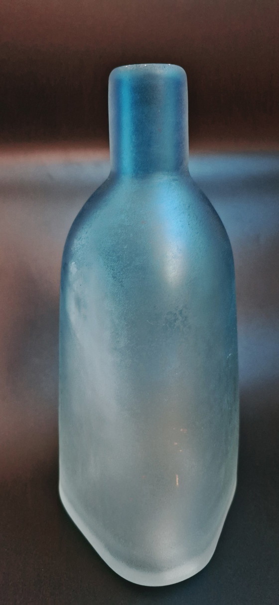 Image 1 of 50er Jahre Gino Cenedese signiert große Muranoglas Coroso Flasche
