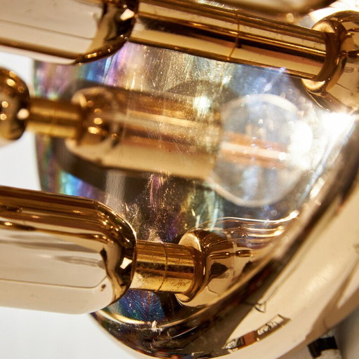 Wandleuchte aus Messing für Orion Leuchten, 1970