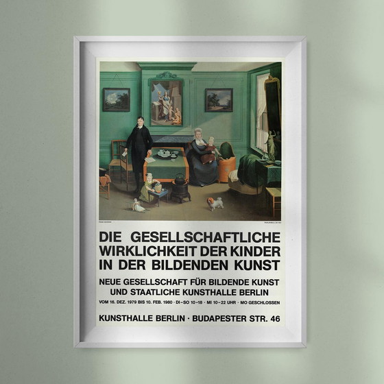 Image 1 of Die gesellschaftliche Wirklichkeit der Kinder in der bildenden Kunst 1980 poster