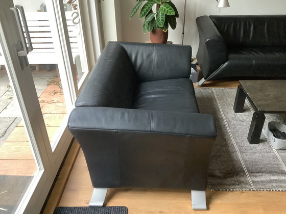 Image 1 of Rolf Benz RB 322 schwarz 2-Sitzer