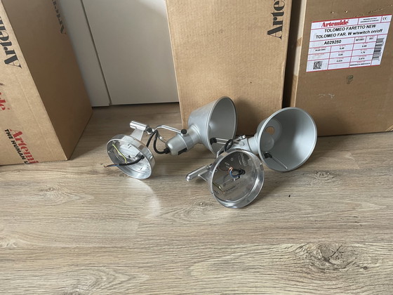 Image 1 of 2x Artemide Tolomeo Wandleuchte