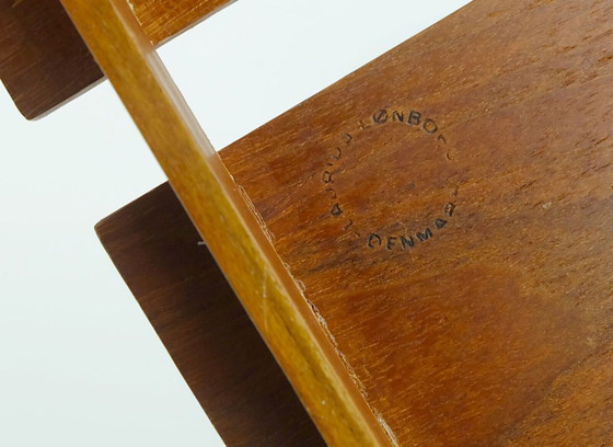 Image 1 of Sehr seltenes modernes dänisches Servierset Laurids Lonborg aus Keramik und Holz aus den 1960er Jahren