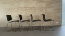 4x Steelcase Max-Stacker Esszimmerstühle