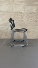 4x Steelcase Max-Stacker Esszimmerstühle