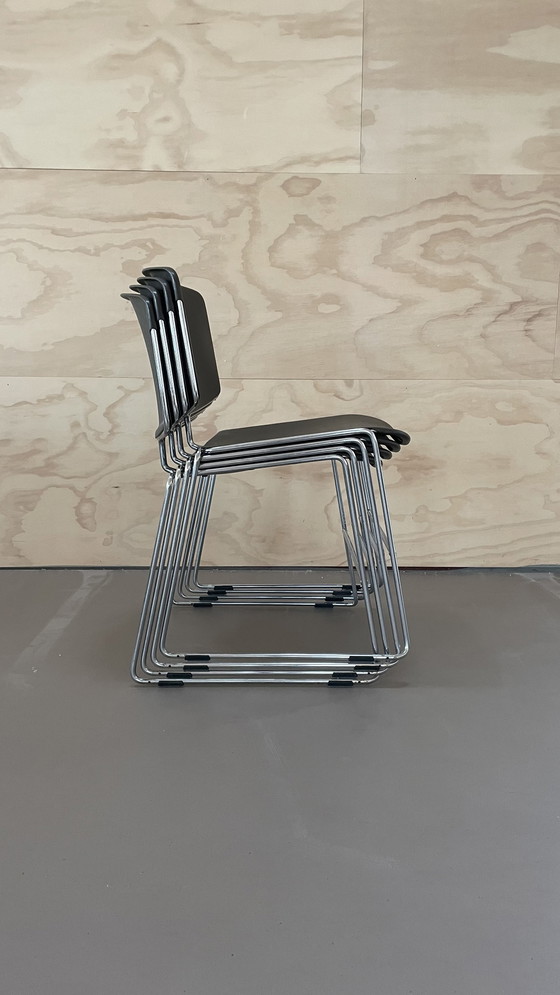 Image 1 of 4x Steelcase Max-Stacker Esszimmerstühle