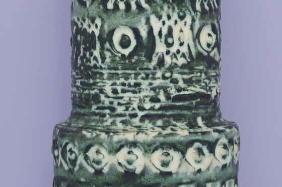 Image 1 of grün & beige westdeutsche Vase Spara