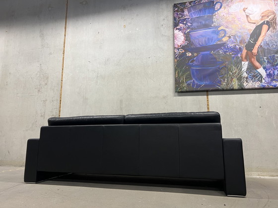 Image 1 of Rolf Benz Ego Sofa – schwarzes Leder