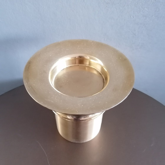 Image 1 of Tapio Wirkkala Bronzeleuchter. Hergestellt in Finnland.