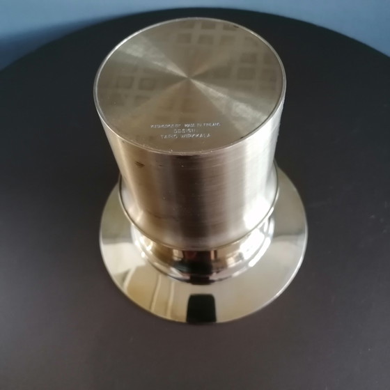 Image 1 of Tapio Wirkkala Bronzeleuchter. Hergestellt in Finnland.