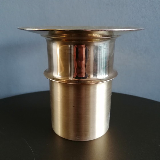 Image 1 of Tapio Wirkkala Bronzeleuchter. Hergestellt in Finnland.