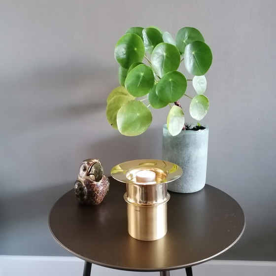 Image 1 of Tapio Wirkkala Bronzeleuchter. Hergestellt in Finnland.