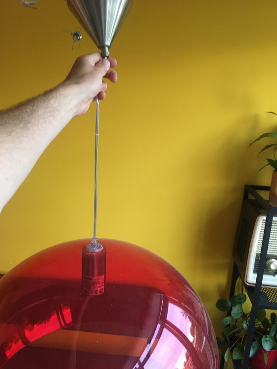 Image 1 of Kartell FL/Y Rote Lampe