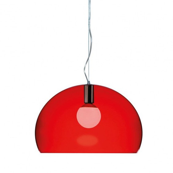 Image 1 of Kartell FL/Y Rote Lampe