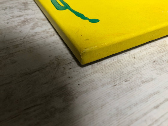 Image 1 of Kanbier - Ölgemälde - Huhn