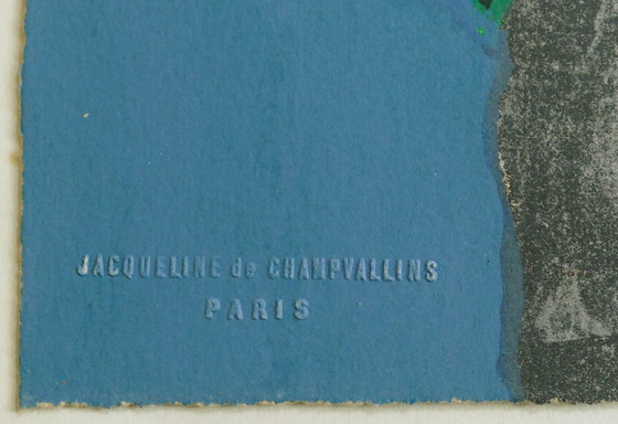 Image 1 of Corneille - signierte Lithographie - Frau mit Katze