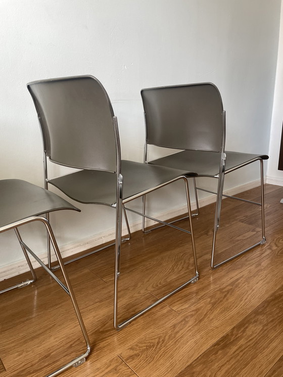 Image 1 of 4x David Rowland 40/4 Stühle