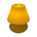 Habitat – XS – 1980er – Gelb – Pilzlampe aus Glas