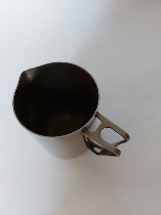 Image 1 of Antikes versilbertes Art-Deco-Kaffeeset, 1930er Jahre