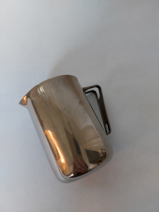 Image 1 of Antikes versilbertes Art-Deco-Kaffeeset, 1930er Jahre