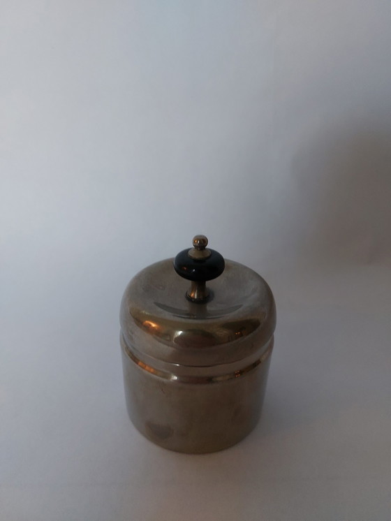 Image 1 of Antikes versilbertes Art-Deco-Kaffeeset, 1930er Jahre