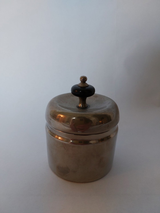 Image 1 of Antikes versilbertes Art-Deco-Kaffeeset, 1930er Jahre