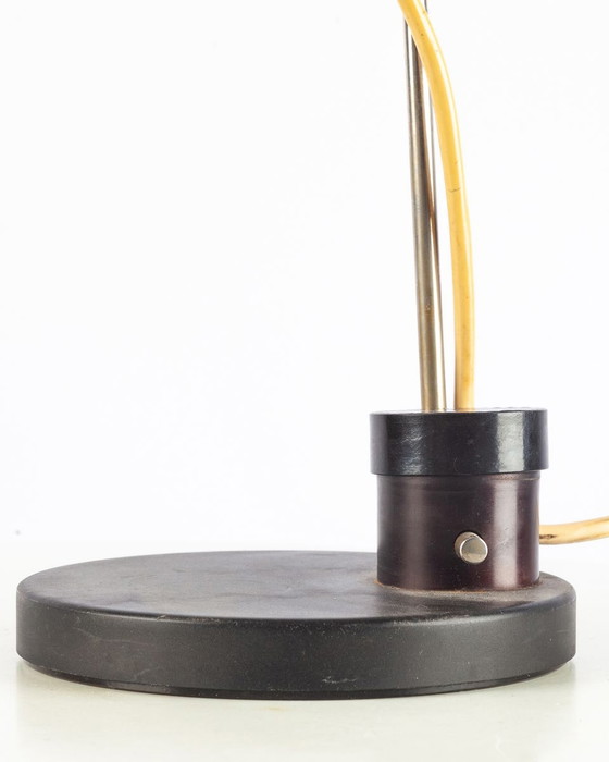 Image 1 of Schwarze ostdeutsche Schreibtischlampe, 1960er