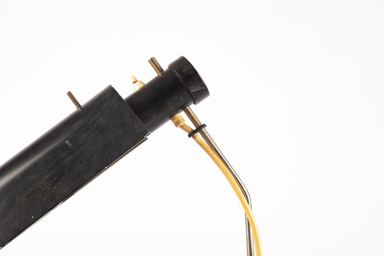 Image 1 of Schwarze ostdeutsche Schreibtischlampe, 1960er
