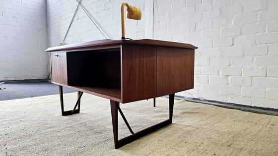 Image 1 of Peter Løvig Nielsen Desk 60S 70S Teak Mid Century Schreibtisch 