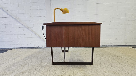 Image 1 of Peter Løvig Nielsen Desk 60S 70S Teak Mid Century Schreibtisch 