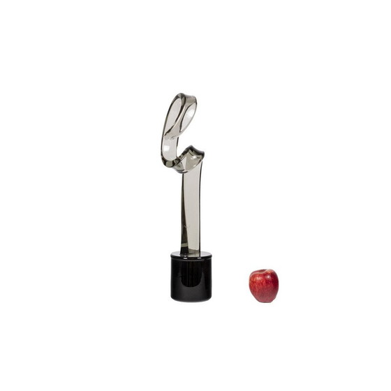 Image 1 of Vintage-Skulptur aus Rauchglas von Alfredo Rossi, 1970