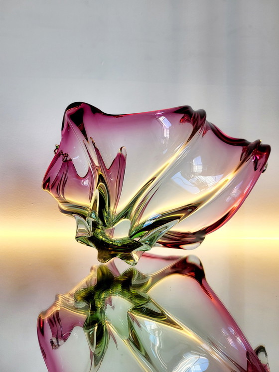 Image 1 of Murano Vintage Schale mehrfarbig, Organisches Design, Italien, 1960er Jahre