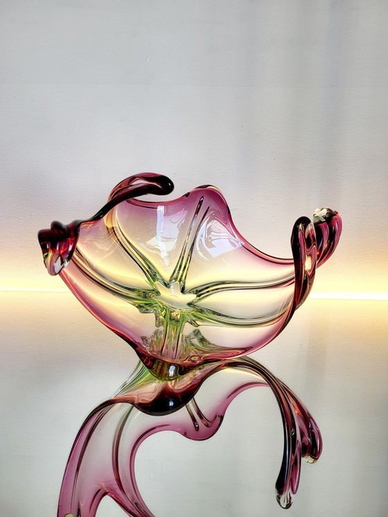 Image 1 of Murano Vintage Schale mehrfarbig, Organisches Design, Italien, 1960er Jahre