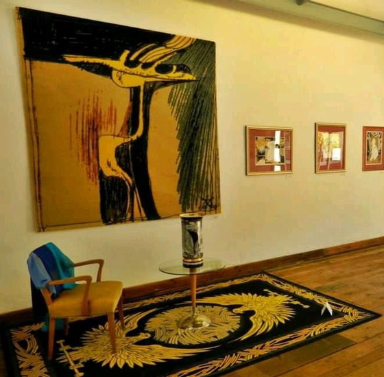 Image 1 of Limitierte Auflage Teppich von Endre Szasz, 200X200 Cm