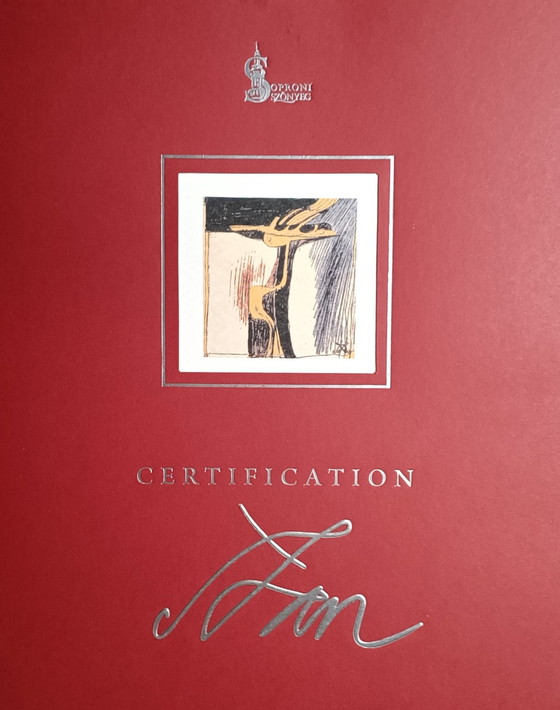 Image 1 of Limitierte Auflage Teppich von Endre Szasz, 200X200 Cm