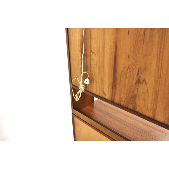 Image 1 of Vintage Barschrank aus Palisanderholz in 2 Teilen, Schweden 1960