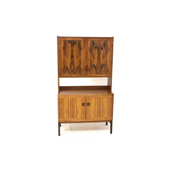 Image 1 of Vintage Barschrank aus Palisanderholz in 2 Teilen, Schweden 1960