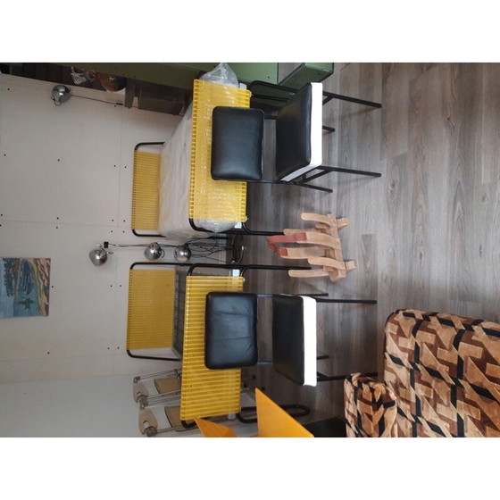 Image 1 of Paar vintage miami metal daybeds von Jacques Hitier, 1950